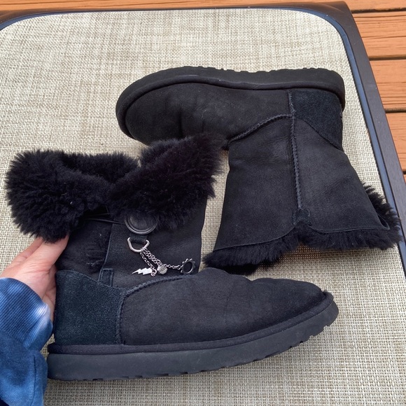 Ugg Azalea Button Charm Tassel Buckle Boot - Picture 2 of 16